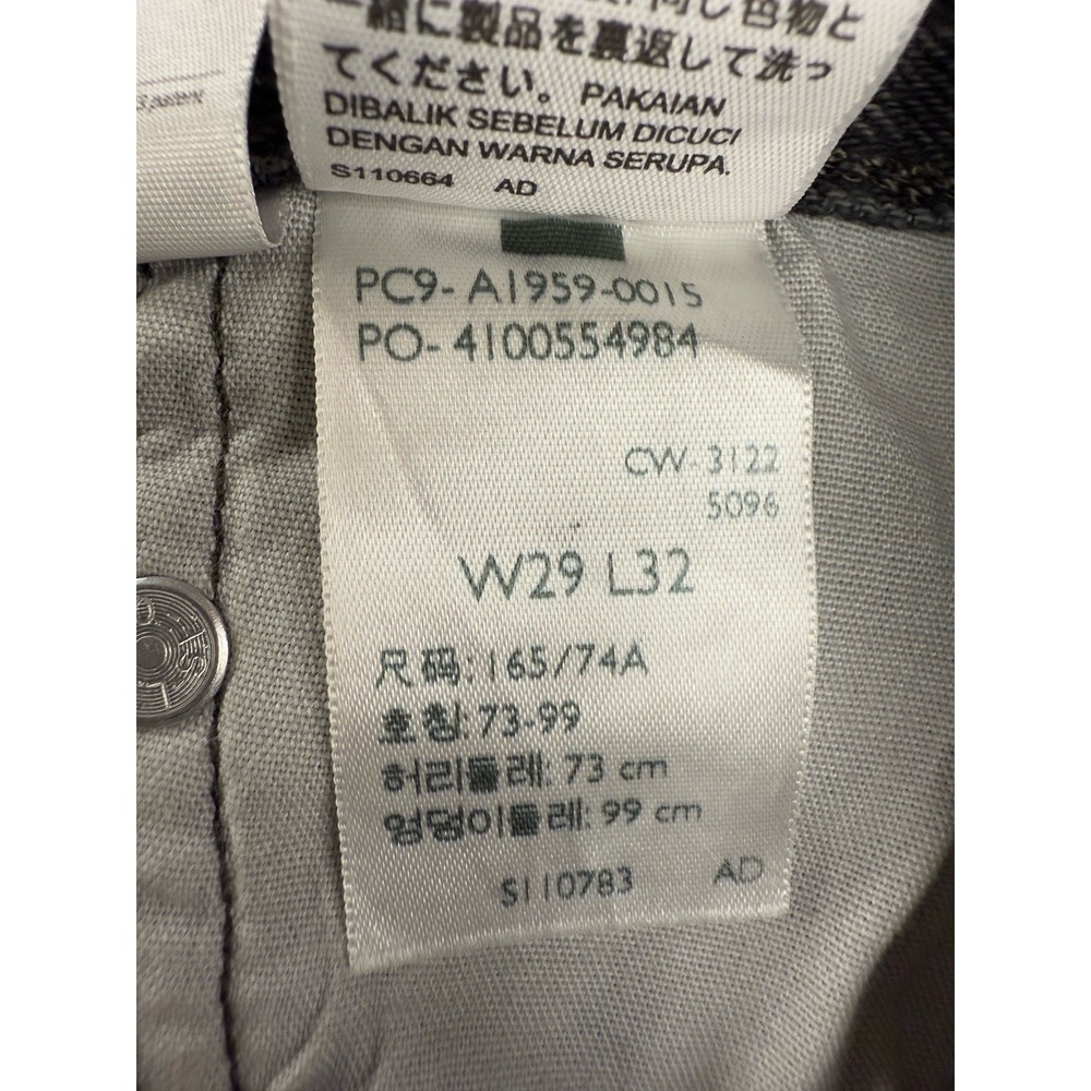 Levi's Premium 501 90's Jean Women's 29x32 Straight Leg Mid Rise Modern Big E - Picture 11 of 16